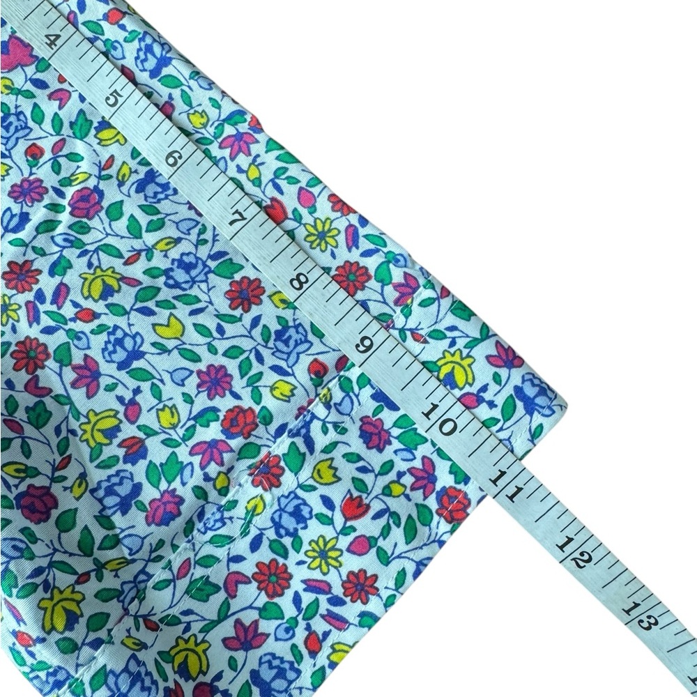 Talbots Multi-Color Floral Button-Down Shirt - Picture 8 of 11